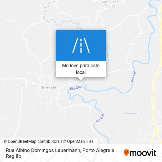 Rua Albino Domingos Lauermann mapa