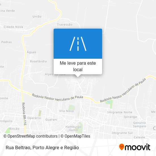 Rua Beltrao mapa