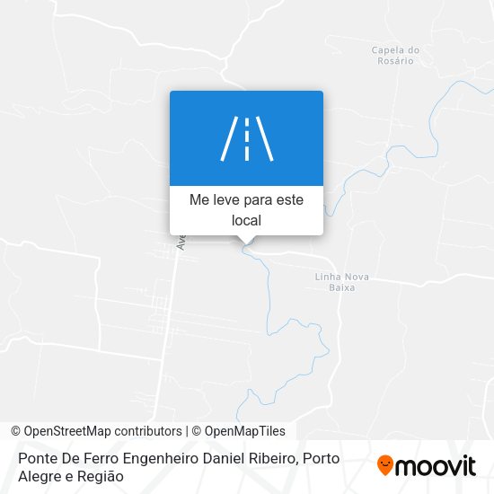 Ponte De Ferro Engenheiro Daniel Ribeiro mapa