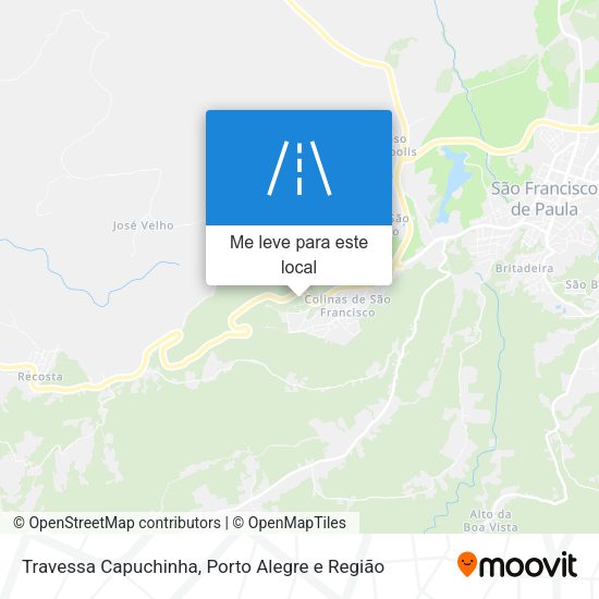 Travessa Capuchinha mapa