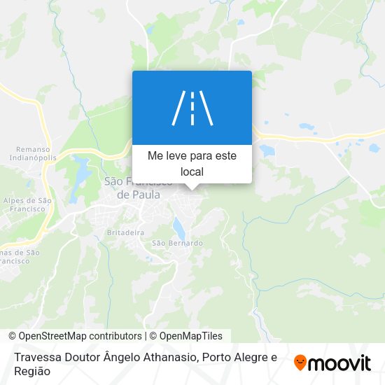 Travessa Doutor Ângelo Athanasio mapa