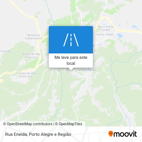Rua Eneida mapa