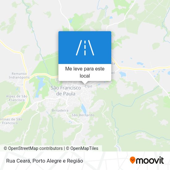 Rua Ceará mapa