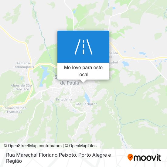 Rua Marechal Floriano Peixoto mapa