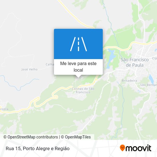 Rua 15 mapa