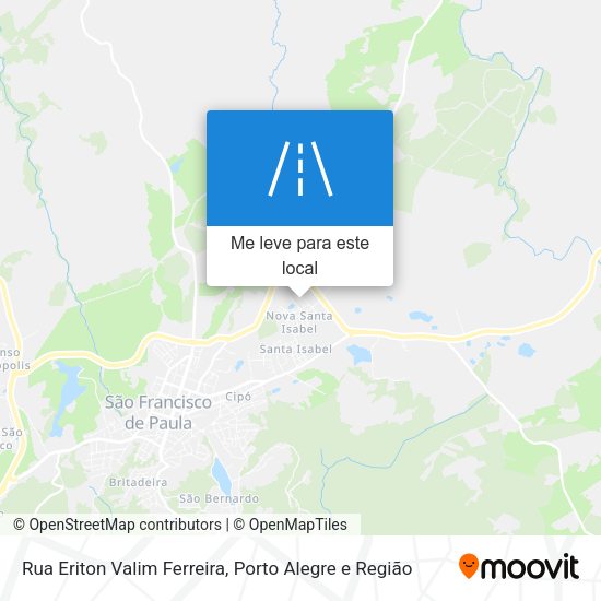 Rua Eriton Valim Ferreira mapa
