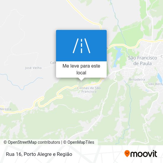 Rua 16 mapa