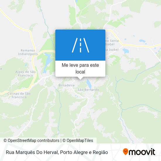 Rua Marquês Do Herval mapa