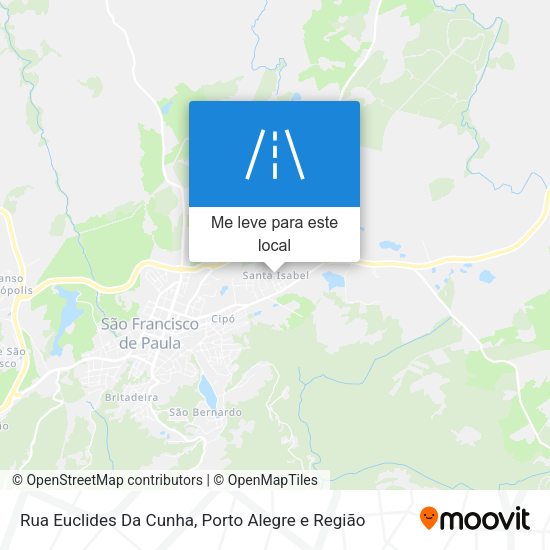 Rua Euclides Da Cunha mapa