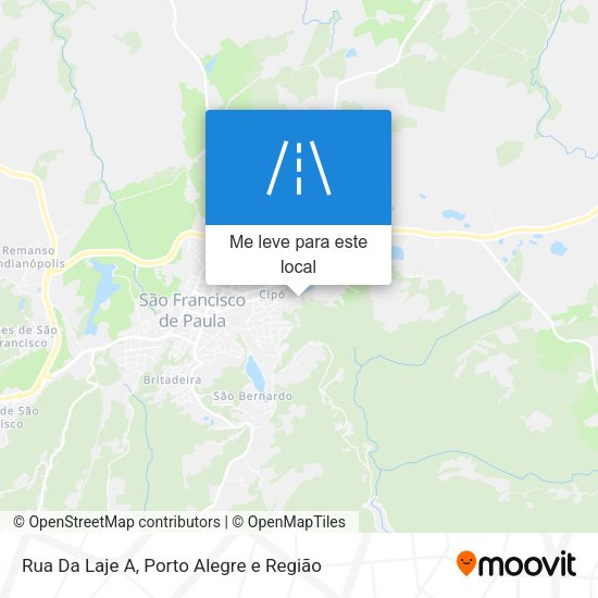 Rua Da Laje A mapa
