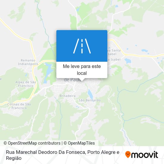 Rua Marechal Deodoro Da Fonseca mapa