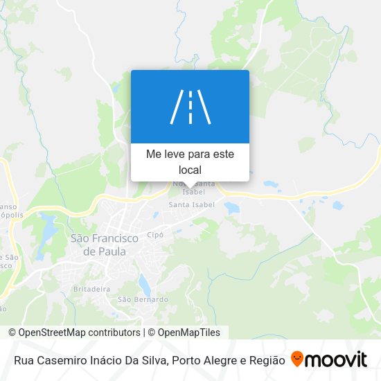 Rua Casemiro Inácio Da Silva mapa