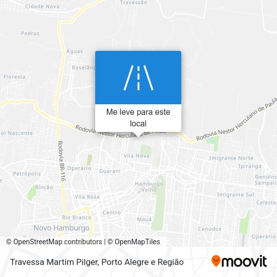 Travessa Martim Pilger mapa