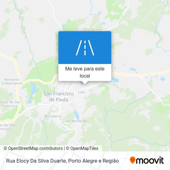 Rua Elocy Da Silva Duarte mapa