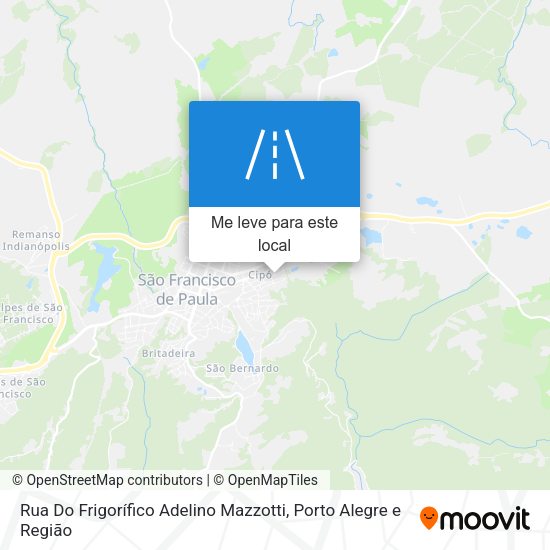 Rua Do Frigorífico Adelino Mazzotti mapa