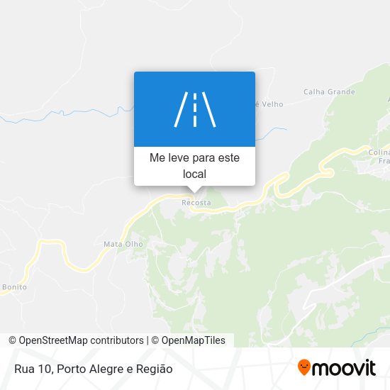 Rua 10 mapa