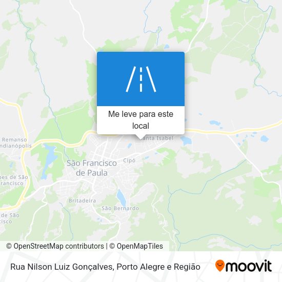 Rua Nilson Luiz Gonçalves mapa