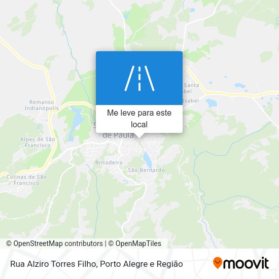 Rua Alziro Torres Filho mapa