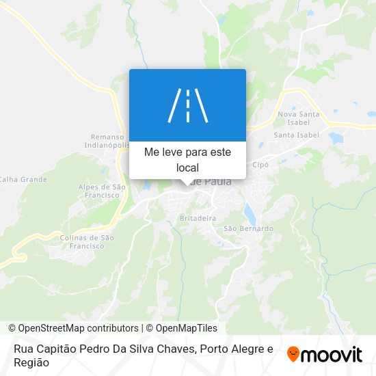 Rua Capitão Pedro Da Silva Chaves mapa