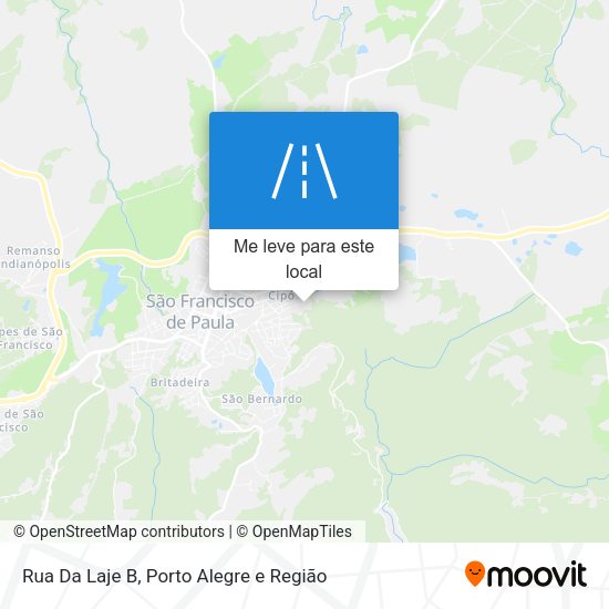 Rua Da Laje B mapa