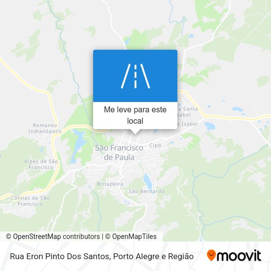 Rua Eron Pinto Dos Santos mapa