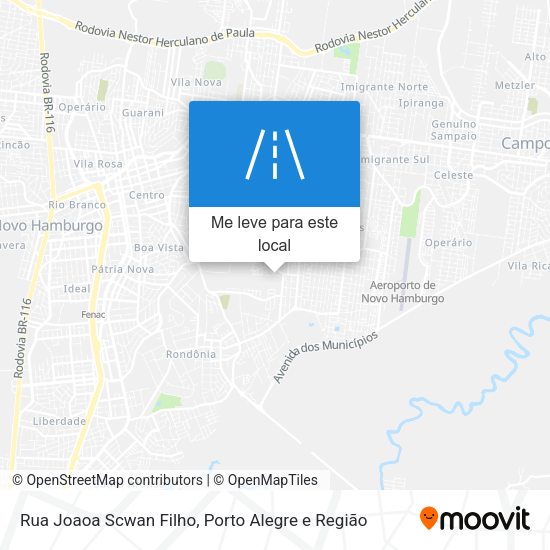 Rua Joaoa Scwan Filho mapa