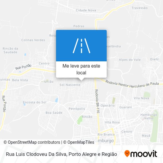 Rua Luis Clodoveu Da Silva mapa