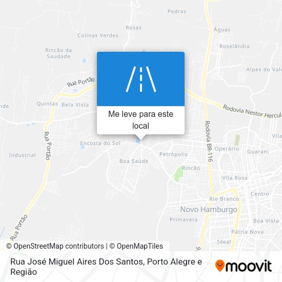 Rua José Miguel Aires Dos Santos mapa