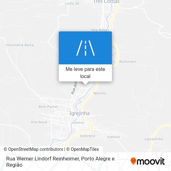 Rua Werner Lindorf Reinheimer mapa
