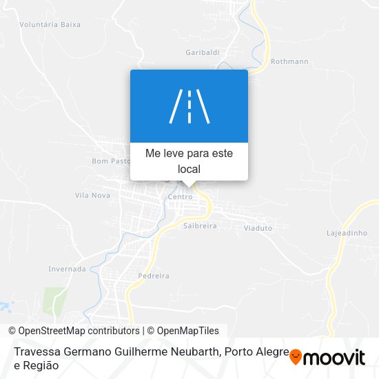 Travessa Germano Guilherme Neubarth mapa