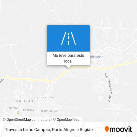 Travessa Liane Campao mapa