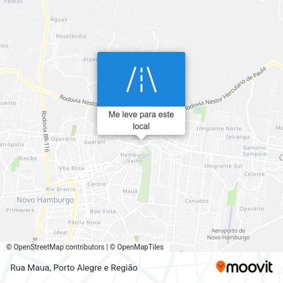 Rua Maua mapa