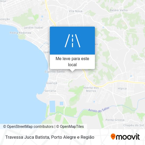 Travessa Juca Batista mapa