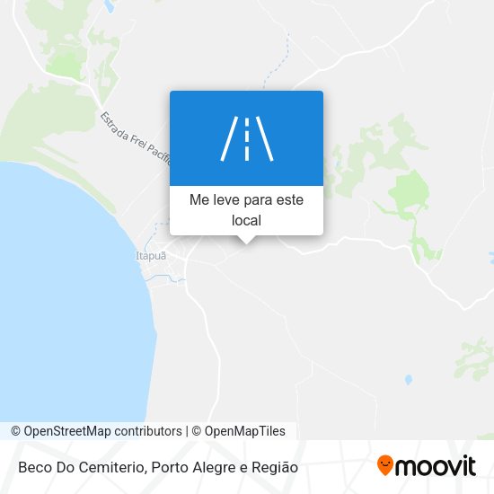 Beco Do Cemiterio mapa
