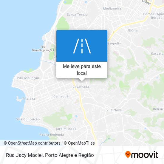 Rua Jacy Maciel mapa