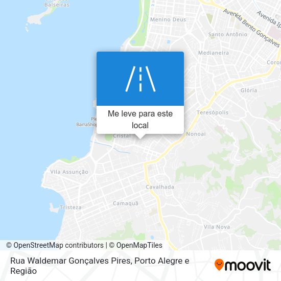 Rua Waldemar Gonçalves Pires mapa