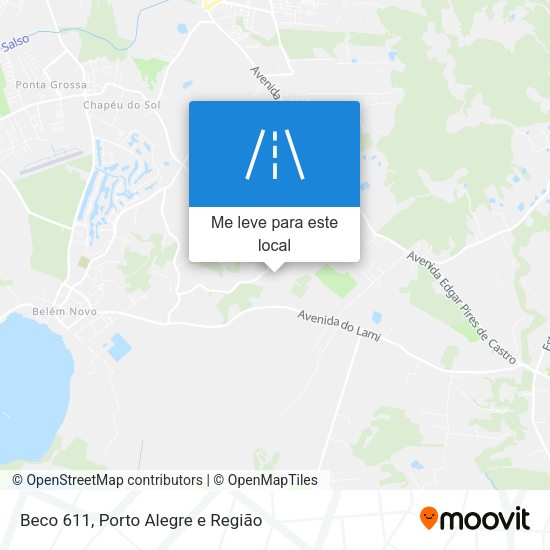 Beco 611 mapa