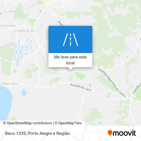 Beco 1335 mapa