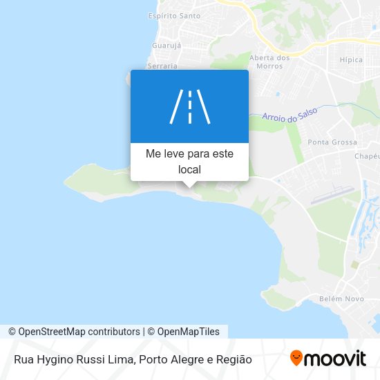 Rua Hygino Russi Lima mapa