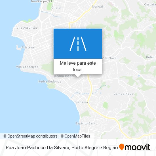 Rua João Pacheco Da Silveira mapa