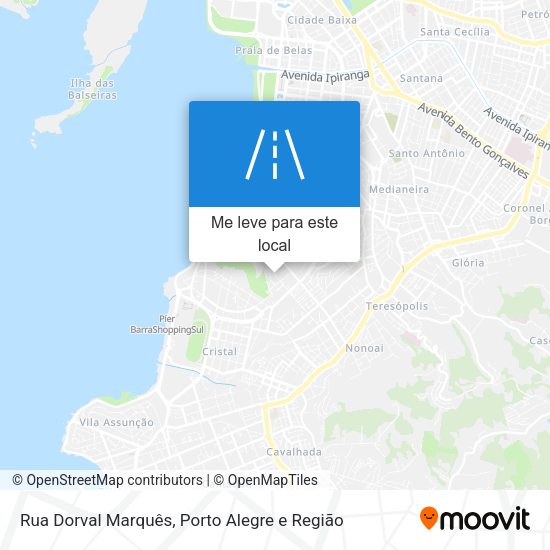 Rua Dorval Marquês mapa