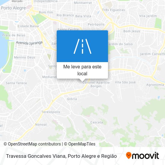 Travessa Goncalves Viana mapa