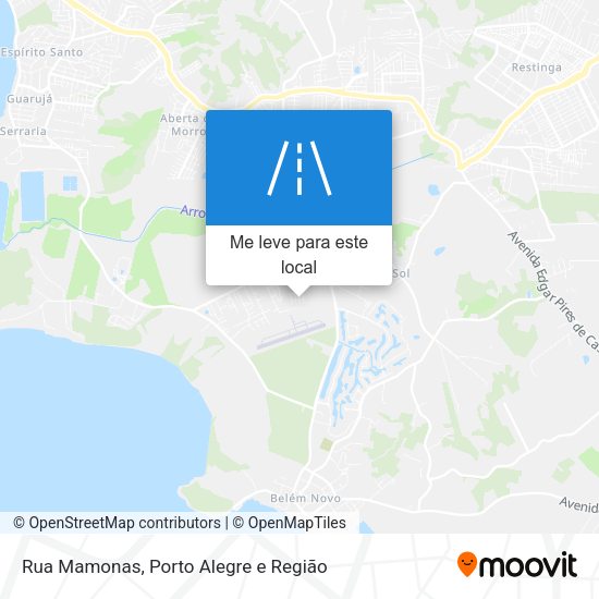 Rua Mamonas mapa