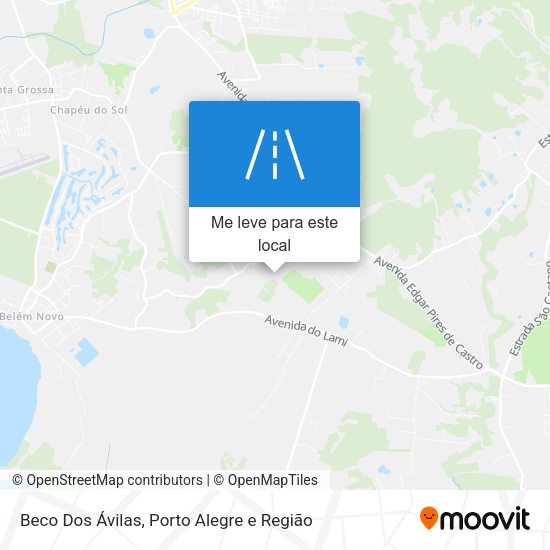 Beco Dos Ávilas mapa