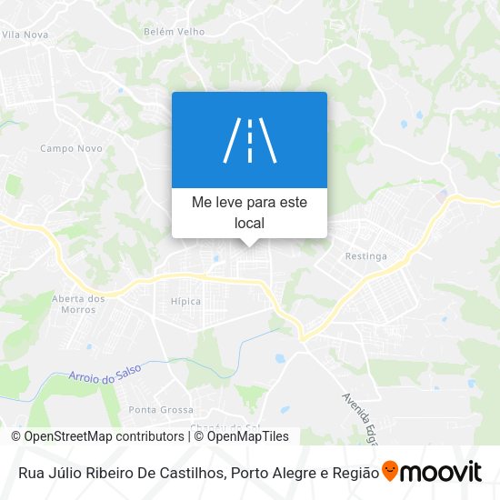 Rua Júlio Ribeiro De Castilhos mapa