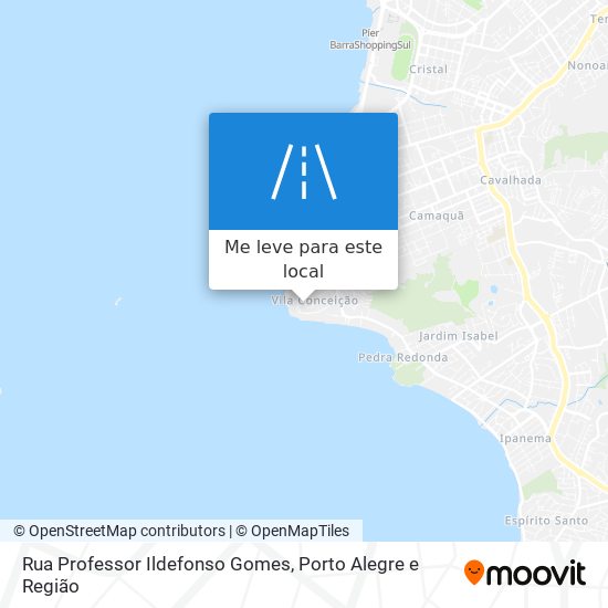 Rua Professor Ildefonso Gomes mapa