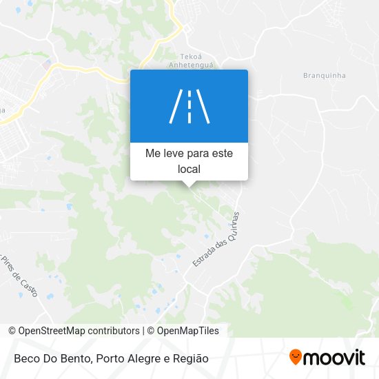 Beco Do Bento mapa