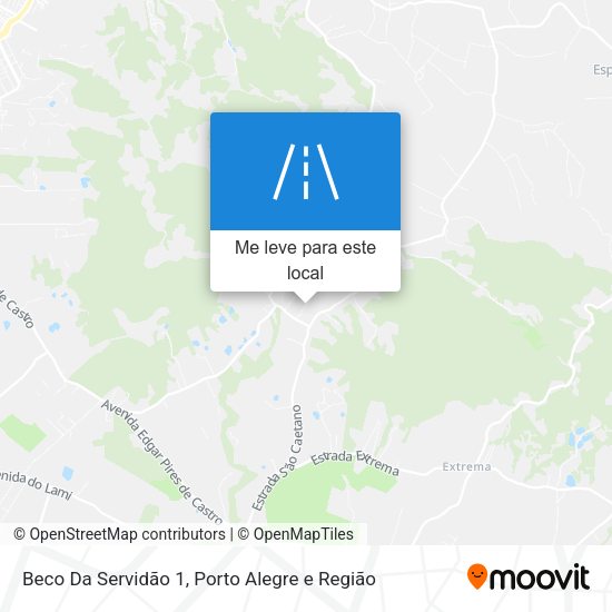 Beco Da Servidão 1 mapa
