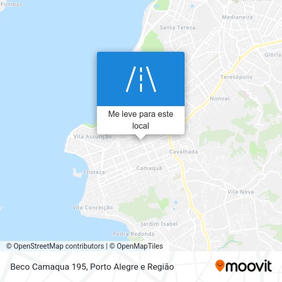 Beco Camaqua 195 mapa