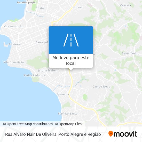 Rua Alvaro Nair De Oliveira mapa